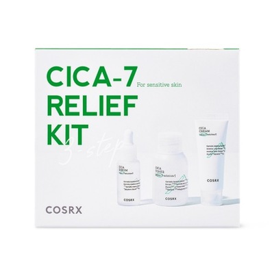 COSRX CICA-7 Relief Kit_CICA Trial Kit (3 step) - mini zestaw