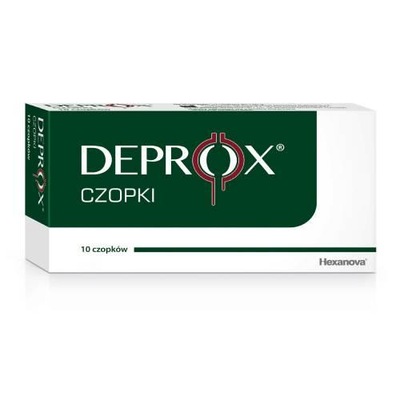 DEPROX czopki, 10 sztuk