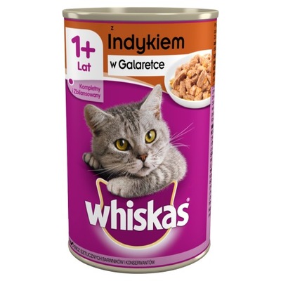 WHISKAS Z CIELĘC.INDYKIEM 400G