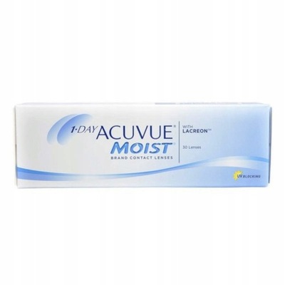 Soczewki 1 DAY ACUVUE MOIST 30 szt 8.5 moc -4,25