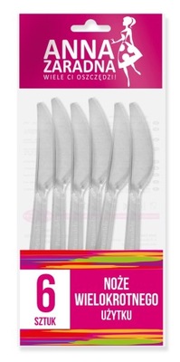 ANNA ZARADNA NOŻE 6 SZT. WIELOKROTNEGO UŻYTKU