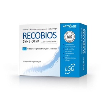 RecoBIOS SYNBIOTYK 20 kapsułek ACTIVLAB PHARMA