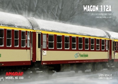 Wagon osobowy 112A, Angraf Model, 1:25