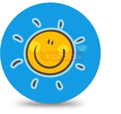 PIŁKA PVC 230MM SŁONKO