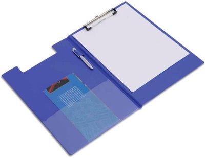Deska z klipem Clipboard A4 Rapesco niebieska zamykana