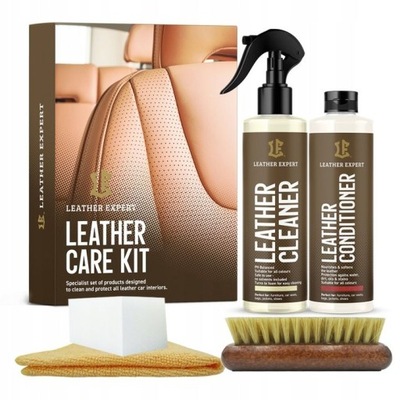 Leather Expert Leather Care Kit zestaw do pielęgnacji skóry 2x250ml