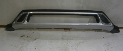 Бампер спойлер mitsubishi outlander iii lift 18+ фото №1