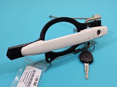 Ручка перед левая наружная mitsubishi asx 10- белый w37 фото №1