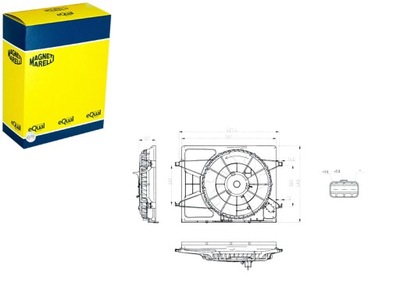 VENTILADOR DEL RADIADOR HYUNDAI I30 KIA CEED PRO CEED 1.4 1.6 1.6LPG  