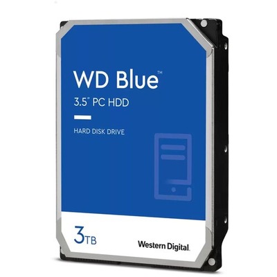 WD Blue 3TB HDD 3.5 SATA3 5400 256MB WD30EZAZ