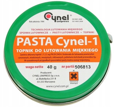 Pasta lutownicza Cynel Cynel-1 40 g