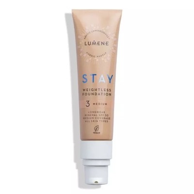 Lumene Stay Weightless Podkład SPF30 3 Medium