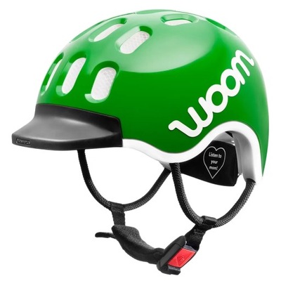 Kask rowerowy dziecięcy Woom zielony XS 46-50