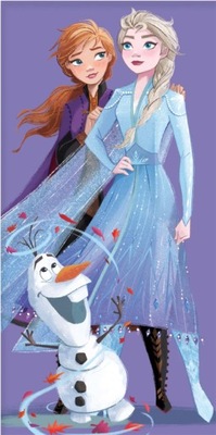 Ręcznik licencyjny Kraina lodu Frozen Anna 70x140