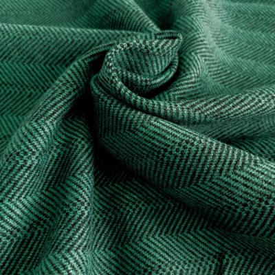 Dzianina Tweed Jodełka kolor Zielony 0,5 mb