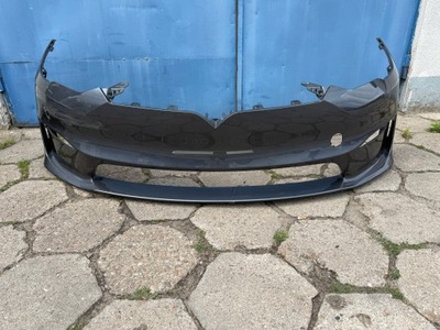 Tesla model s plaid бампер перед передній фото №1