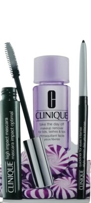 Clinique zestaw: High Impact Mascara 01 Black 7ml ...