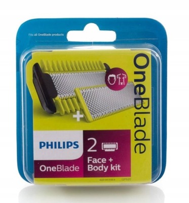 Philips OneBlade zestaw QP620/50 2 Ostrza Nasadka