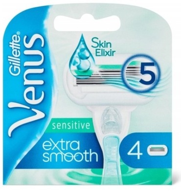 Gillette Venus SENSITIVE EXTRA SMOOTH Gillette 4 szt. ORYGINAŁ