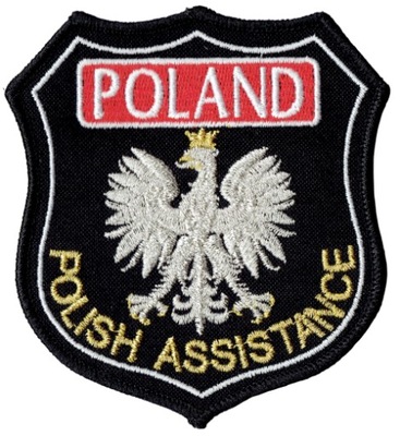 POLAND POLISH ASSISTANCE tarcza NASZYWKA 2388R