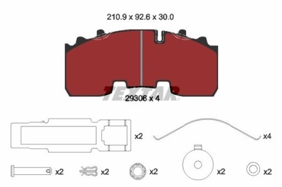 [2930601] KLOCEK DE FREIN KIT ARRIÈRE ÇA VA DO: BP - milautoparts-fr.ukrlive.com