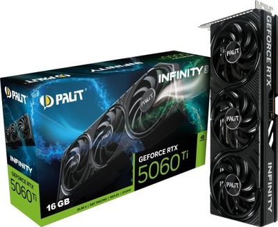 Karta graficzna Palit GeForce RTX 5060 Ti Infinity 3 16GB GDDR7 DLSS4