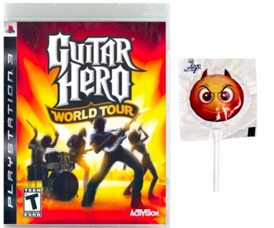 Gra GUITAR HERO WORLD TOUR na gitarę do PS3 GRATIS