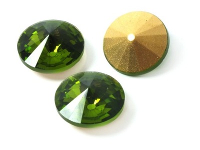 MATUBO Rivoli 16 mm Olivine F - 1 sztuka