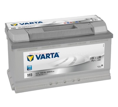 АКУМУЛЯТОР 12V 100AH 830A VARTA SILVER H3