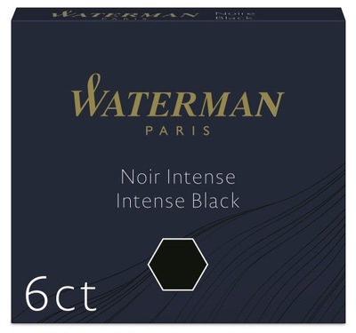 Waterman Naboje atramentowe International Czarny