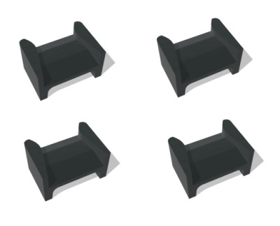 2x ограничитель дверь toyota yaris i / verso фото №1