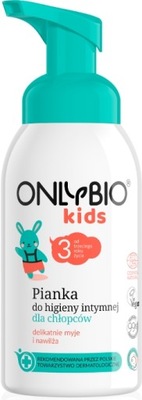 Onlybio Kids Pianka do higieny intymnej dla chłopców od 3 roku życia 300ml