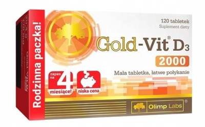 Olimp Gold-Vit D3 2000 Witamina D3 120 tabletek