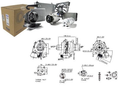 TURBINA NISSENS 93270 RENAULT GRAND SCENIC II LAGUNA II MEGANE  