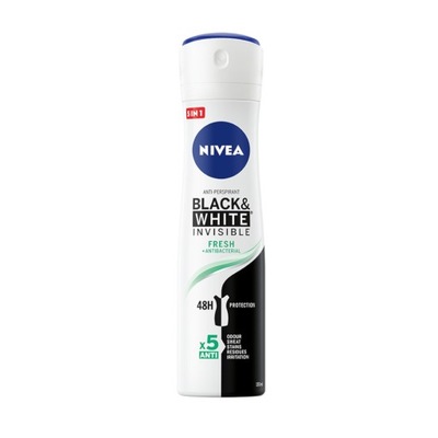 NIVEA Black&White Invisible Fresh spray 150ml