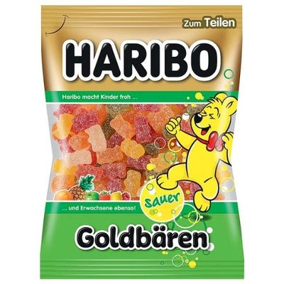 Żelki kwaśne misie Haribo Saure Goldbaren 175g - Haribo