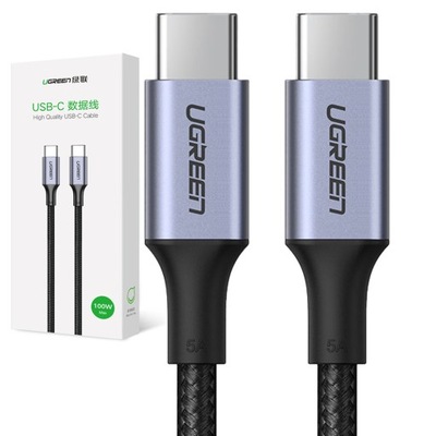 UGREEN SZYBKI KABEL USB-C DO USB-C PD 5A 100W 1M