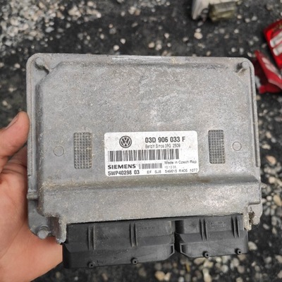 Блок керування двигуна polo 9n панель фари 03d906033f фото №1