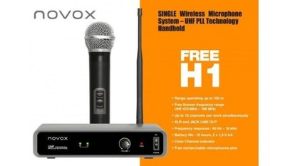 Mikrofon NOVOX FREE H1 mikrofon bezprzewodowy