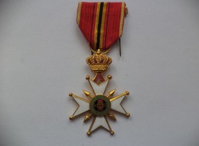 Krzyż Za Wojnę 1914 - 1918 - Belgia - NATIONALE STRIJDERSBOND - Rzadki