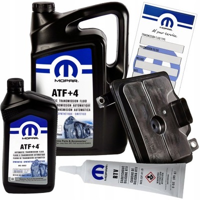 MOPAR ATF+4 5,9L + ФІЛЬТР 68018555AA 62TE + SILIKON