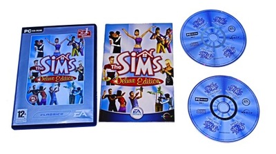 THE SIMS DELUXE EDITION BOX PL PC