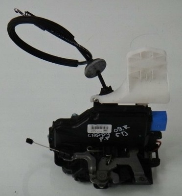 Vw caddy iii 2k 09 r замок двері правий перед 9-pin фото №1