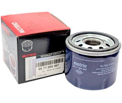 Новый оригинальный фильтр масла motrio renault clio logan sandero 8671005907 фото №1