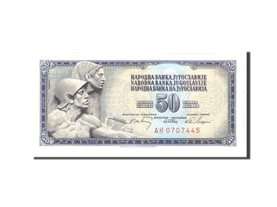 Banknot, Jugosławia, 50 Dinara, 1968, 1968-05-01,