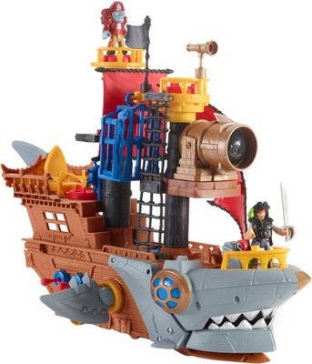 FISHER-PRICE DUŻY STATEK PIRACKI IMAGINEXT REKIN DHH61