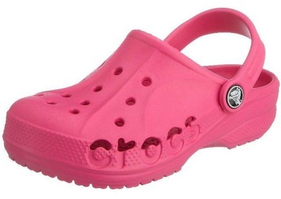 CROCS BAJA KIDS FUCHSIA KLAPKI DLA DZIECI 33-34