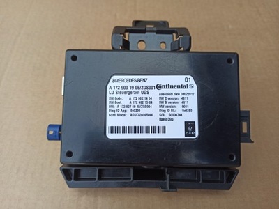 Mercedes gl ii x166 модуль блок управления a1729001906 фото №1