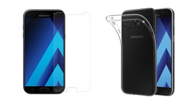 SZKŁO HARTOWANE + ETUI CIENKIE DO SAMSUNG A5 2017