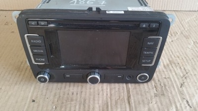 Радіо cd навігація seat leon ii 2009- 5p0035191e фото №1